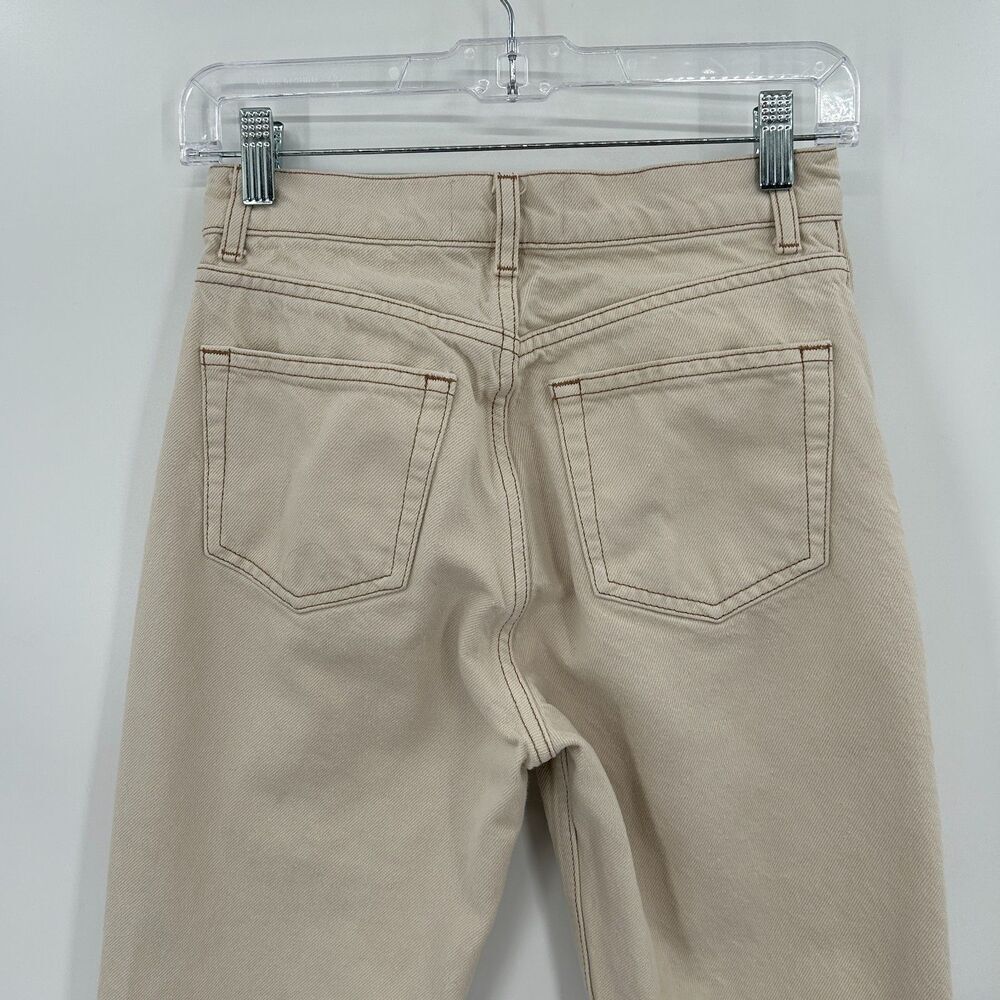 REFORMATION *Flawed* Cynthia High Rise Straight Leg Rigid Denim Jeans Size 25 - Picture 7 of 11